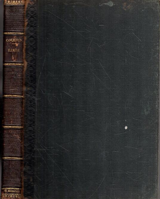 Omero: Iliade - Omero - copertina