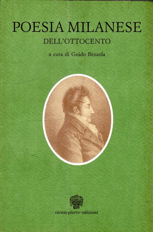 Poesia milanese: dell'Ottocento - Guido Bezzola - copertina