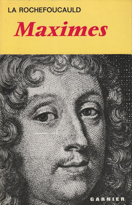 Réflexions ou Sentences et Maximes morales - copertina