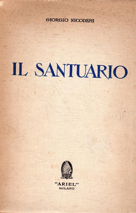 AUTOGRAFATO! Il Santuario - Giorgio Nicodemi - copertina