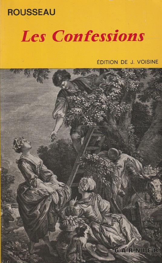 Les Confessions - Jean-Jacques Rousseau - copertina