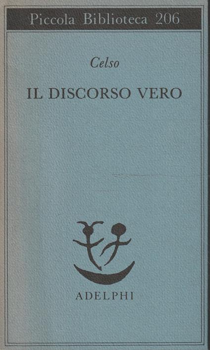 Il discorso vero - Celso - copertina
