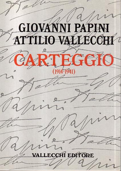 Carteggio (1914-1941) - copertina