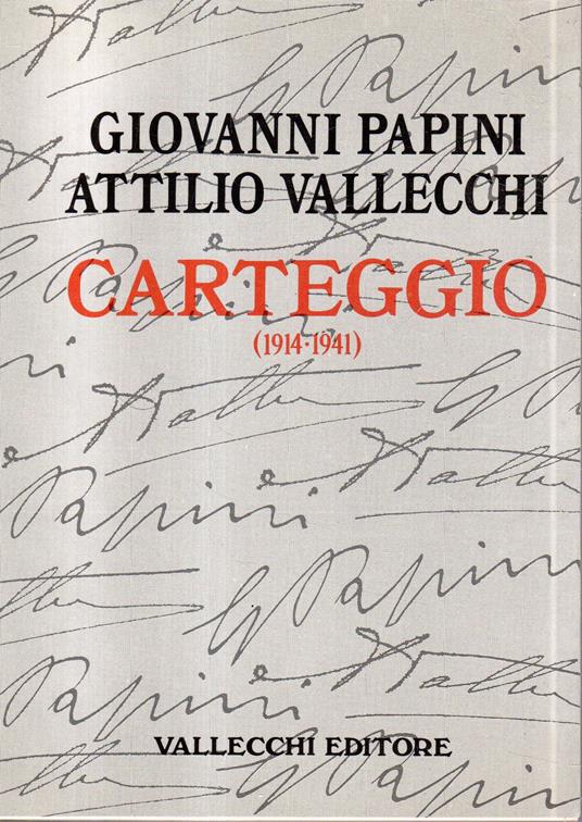 Carteggio (1914-1941) - copertina
