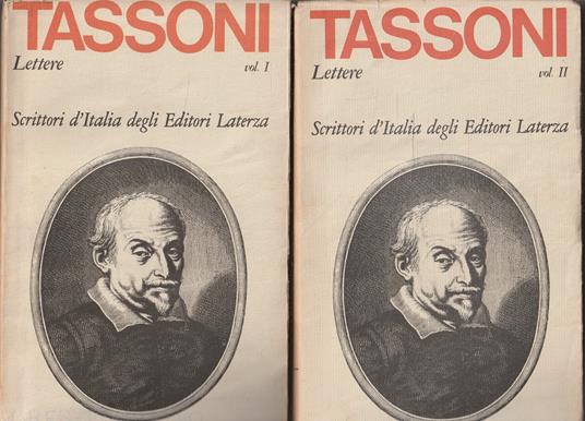 Lettere. Vol. I : 1591-1619 / Vol. II : 1620-1634 - Alessandro Tassoni - copertina