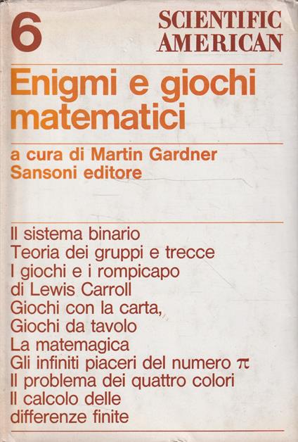 Enigmi e giochi matematici - copertina