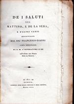 De i saluti del mattino, e de la sera, e d'altri canti