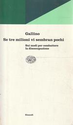 Se tre milioni vi sembran pochi. Sui modi per combattere la disoccupazione