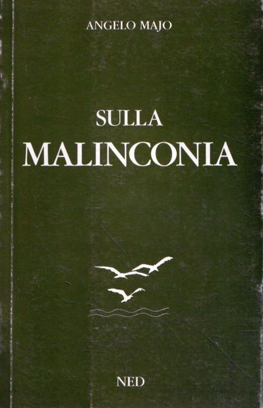 Sulla malinconia - Angelo Majo - copertina