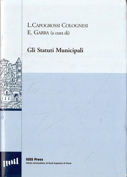 Gli statuti municipali - copertina