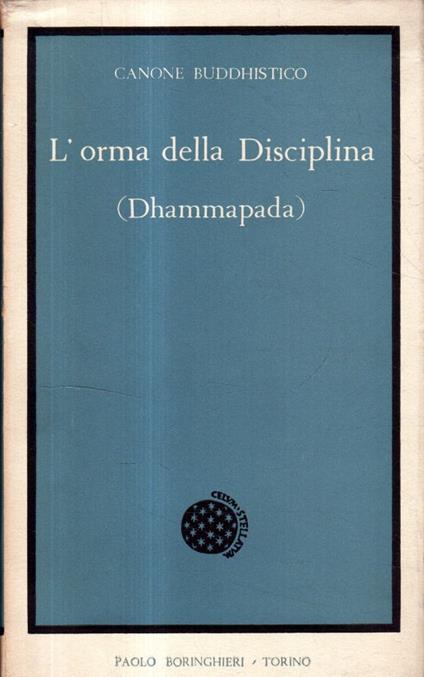 L' orma della Disciplina (Dhammapada) - copertina