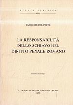 La responsabilità dello schiavo nel diritto penale romano