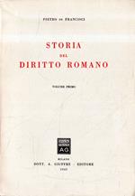 Storia del diritto romano (volume primo)