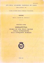 Hierapytna : storia di una polis cretese dalla fondazione alla conquista romana