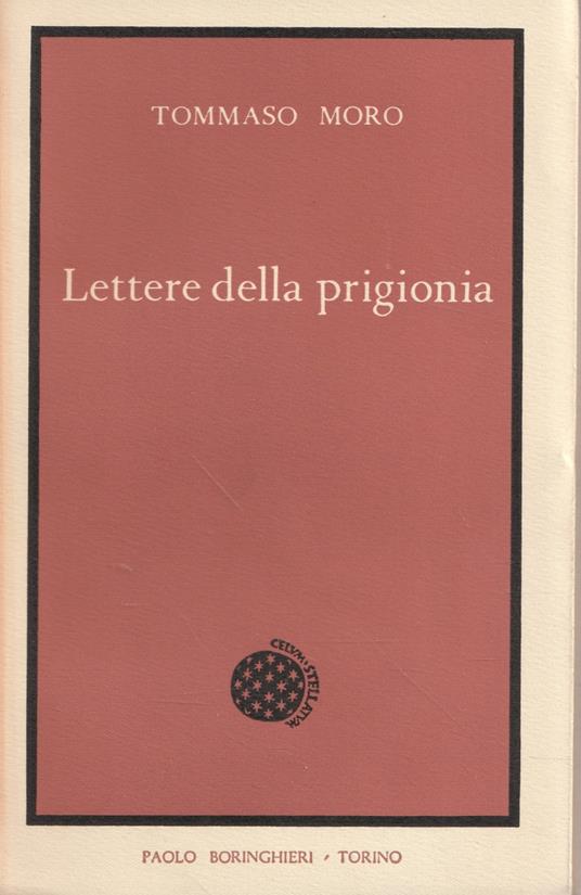 Lettere dalla prigionia - Tommaso Moro - copertina