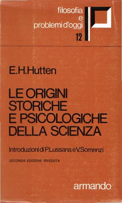 Le origini storiche e psicologiche della scienza - copertina