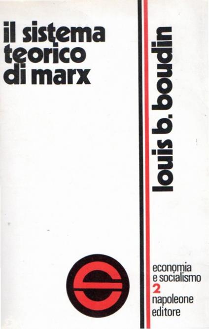 Il sistema teorico di Marx - copertina