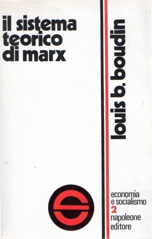 Il sistema teorico di Marx - copertina