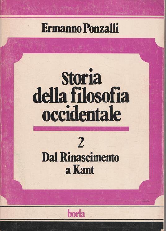 Dal Rinascimento a Kant (Storia della filosofia occidentale - 2) - copertina