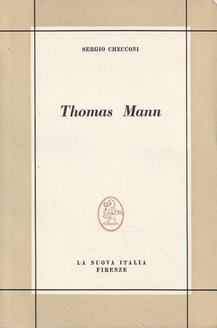 Thomas Mann - Sergio Checconi - copertina