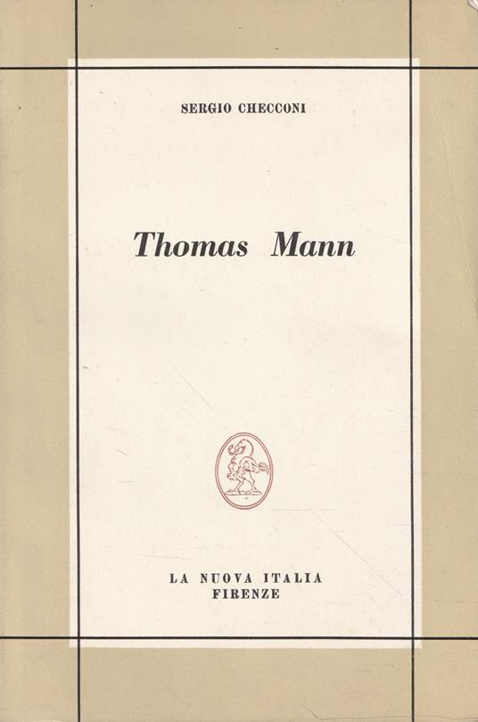 Thomas Mann - Sergio Checconi - copertina