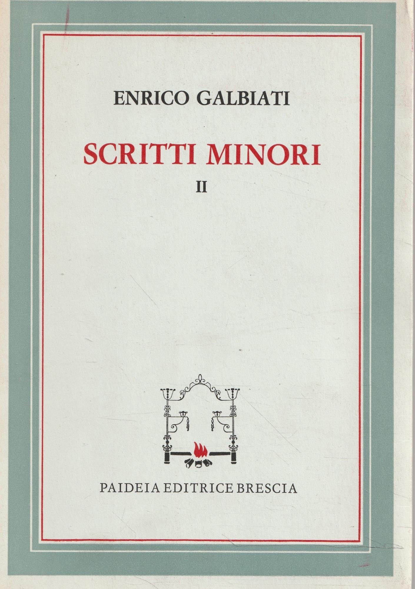 Scritti minori (2 volumi)