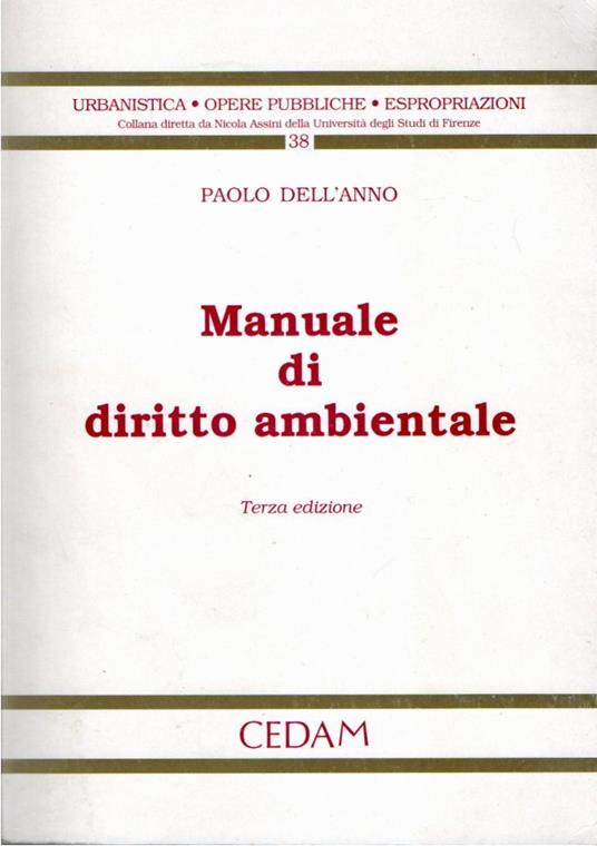 Manuale di diritto ambientale - copertina