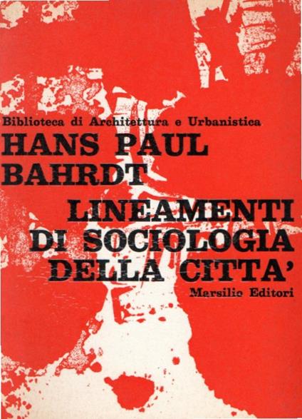 Lineamenti di sociologia della città - copertina