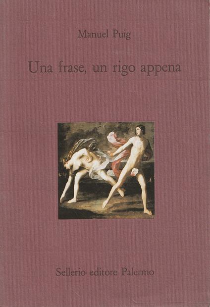 Una frase, un rigo appena : romanzo d'appendice - copertina