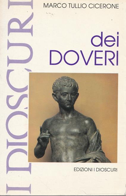 Dei doveri - Marco Tullio Cicerone - copertina