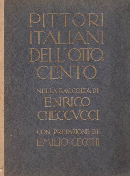 Pittori italiani dell'Ottocento (parte seconda) - copertina