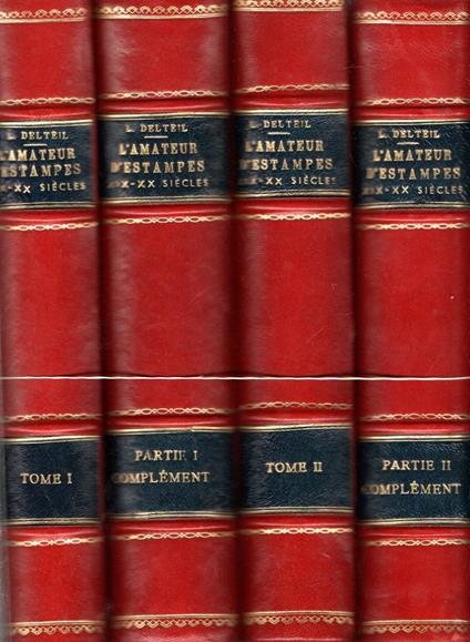 L' amateur d'Estampes XIX-XX Siècles. 4vv: Tome I Tome II Partie I Complément Parite II Complément - copertina