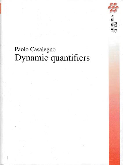 Dynamic quantifiers - Paolo Casalegno - copertina