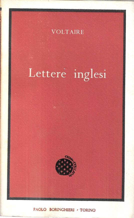 Lettere inglesi - Voltaire - copertina