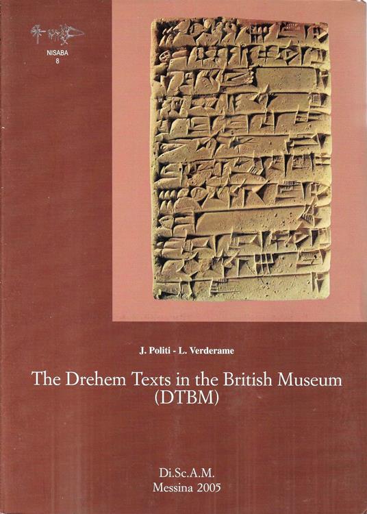 The Drehem Texts in the British Museum (DTBM) - copertina