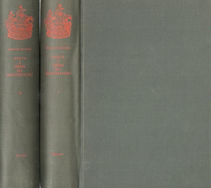 Civiltà e imperi del Mediterraneo nell'età di Filippo II (2 vol. in cofanetto) - Fernand Braudel - copertina