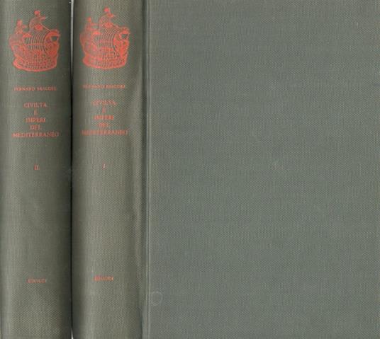 Civiltà e imperi del Mediterraneo nell'età di Filippo II (2 vol. in cofanetto) - Fernand Braudel - copertina
