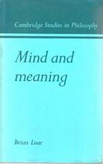 Mind and Meaning