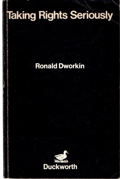 Taking Rights Seriously - Ronald Dworkin - copertina