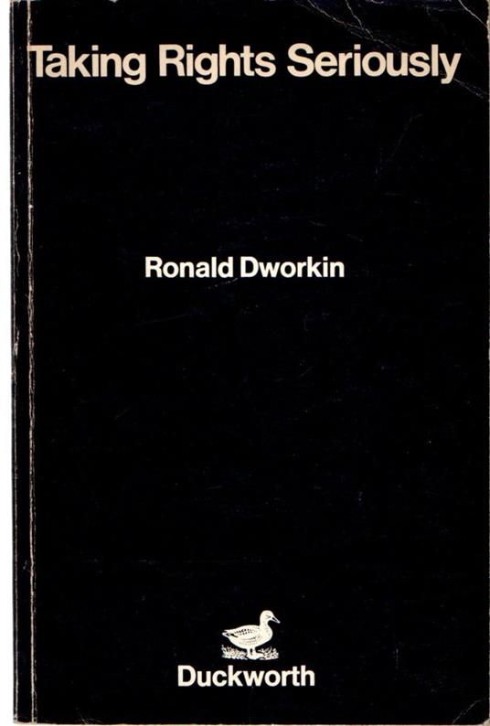 Taking Rights Seriously - Ronald Dworkin - copertina
