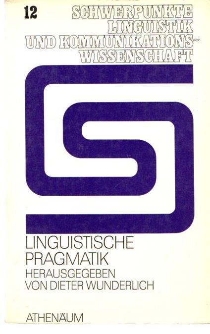 Linguistische Pragmatik - copertina