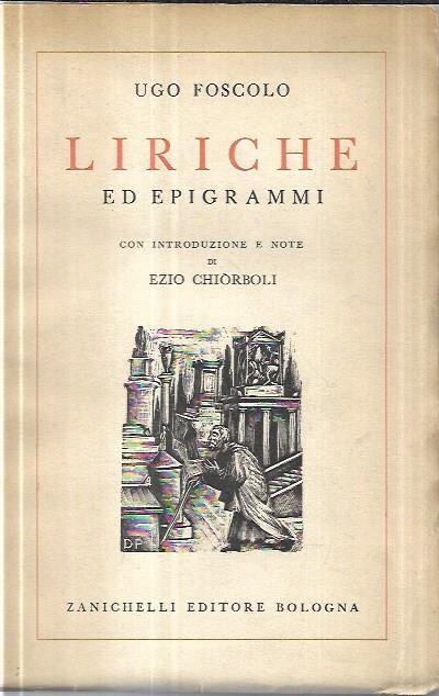 Liriche ed epigrammi - copertina