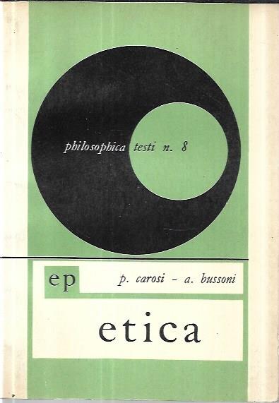 Corso di filosofia, VII - Filosofia dell'l'uomo: Etica - Paolo Caroli - copertina