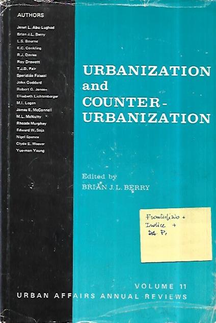 Urbanization and counter-urbanization - copertina
