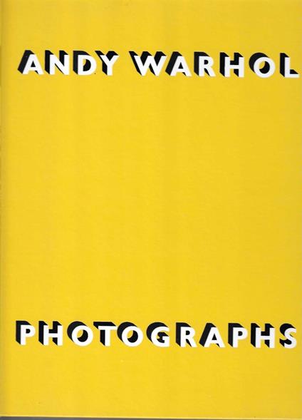 Andy Warhol photographs - Stephen Koch - copertina