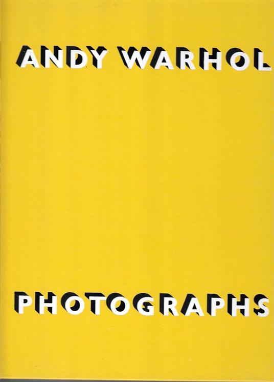 Andy Warhol photographs - Stephen Koch - copertina