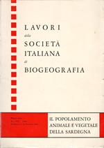 Il Popolamento animale e vegetale della Sardegna