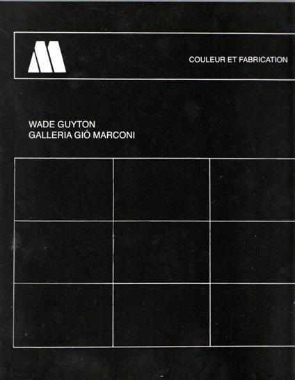 Wade Guyton - copertina