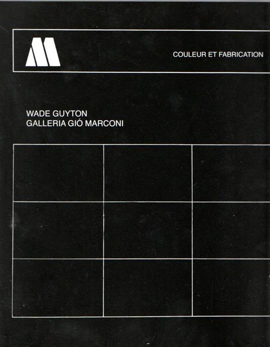 Wade Guyton - copertina