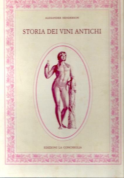 Storia dei vini antichi - copertina